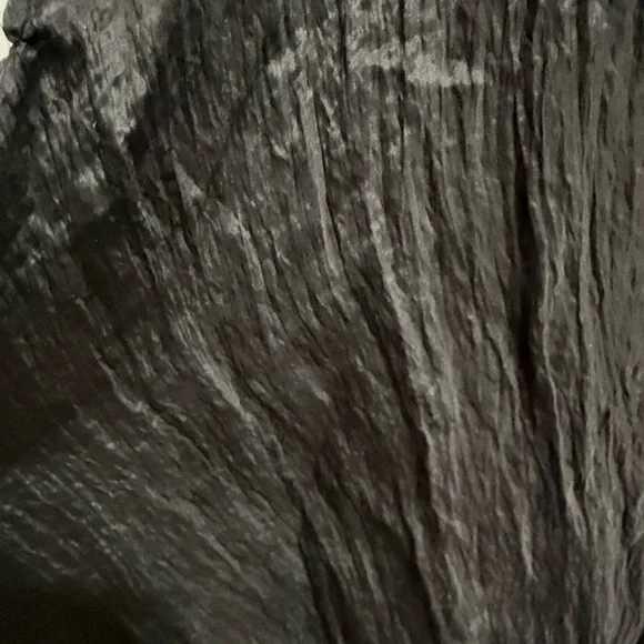 Vince Black Textured V-Neck Long Sleeve Jumpsuit - Picture 3 of 9